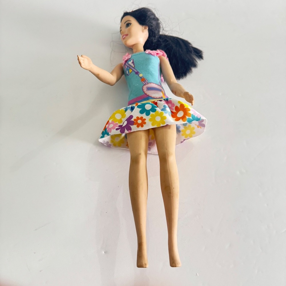 Mattel‎ My First Barbie Doll 13.5 Inch HLL22 Asian Black Hair Floral Dress 2022